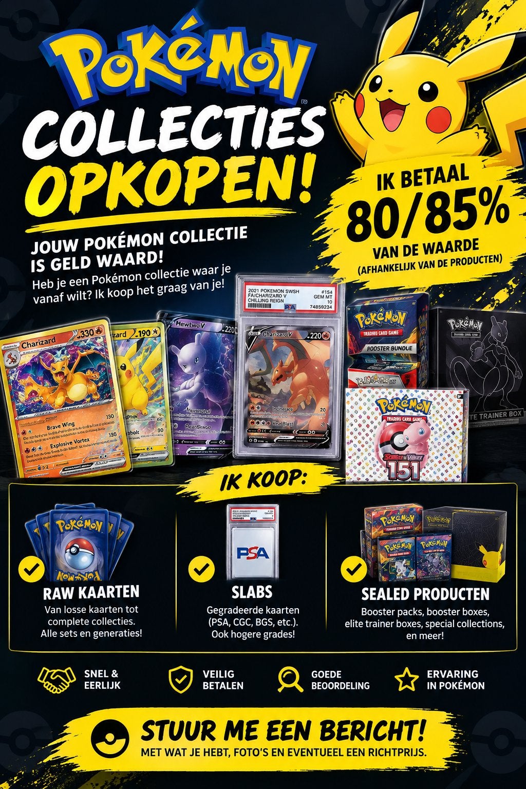 Inkoop pokemon collecties, Hobby en Vrije tijd, Ophalen of Verzenden, Zo goed als nieuw