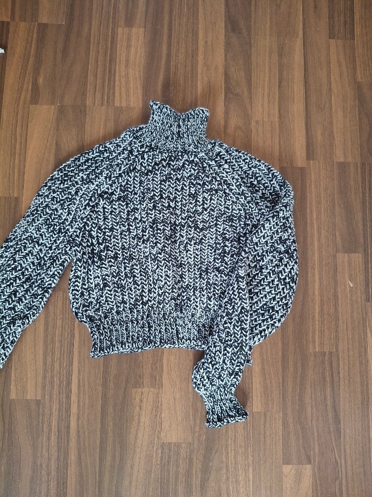 polo sweater, Ophalen, Zwart, Nieuw, H&M