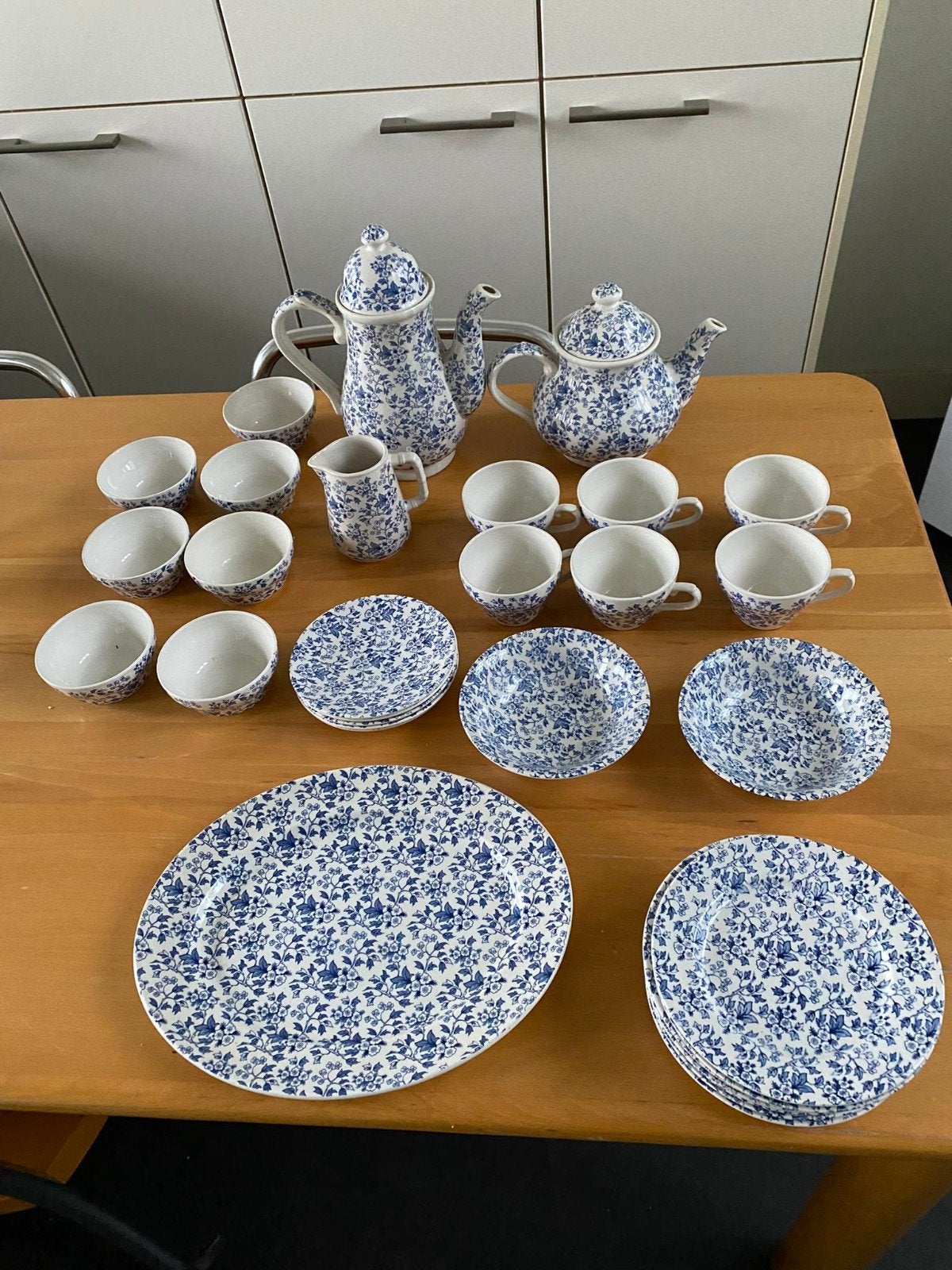 Uitgebreid May Blossom servies - Staffordshire Ironstone, Ophalen