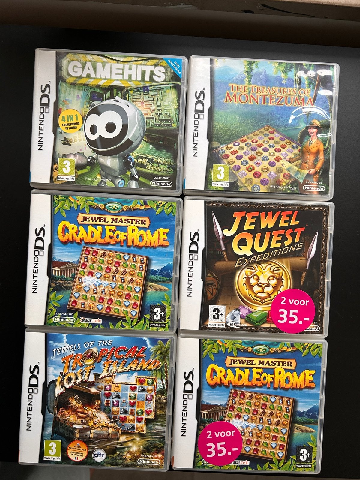Nintendo DS Spellen - Diverse Puzzel & Avontuur Titels, Puzzel en Educatief, Gebruikt, 1 speler, Ophalen of Verzenden