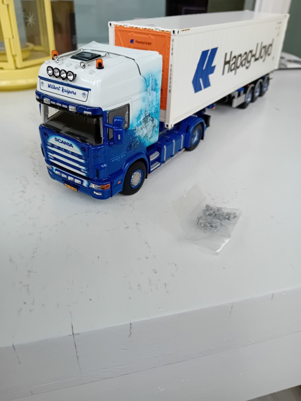 Scania 4-serie Topline met container trailer wilbert Kuipers, Ophalen of Verzenden, Nieuw, Bus of Vrachtwagen, Wsi
