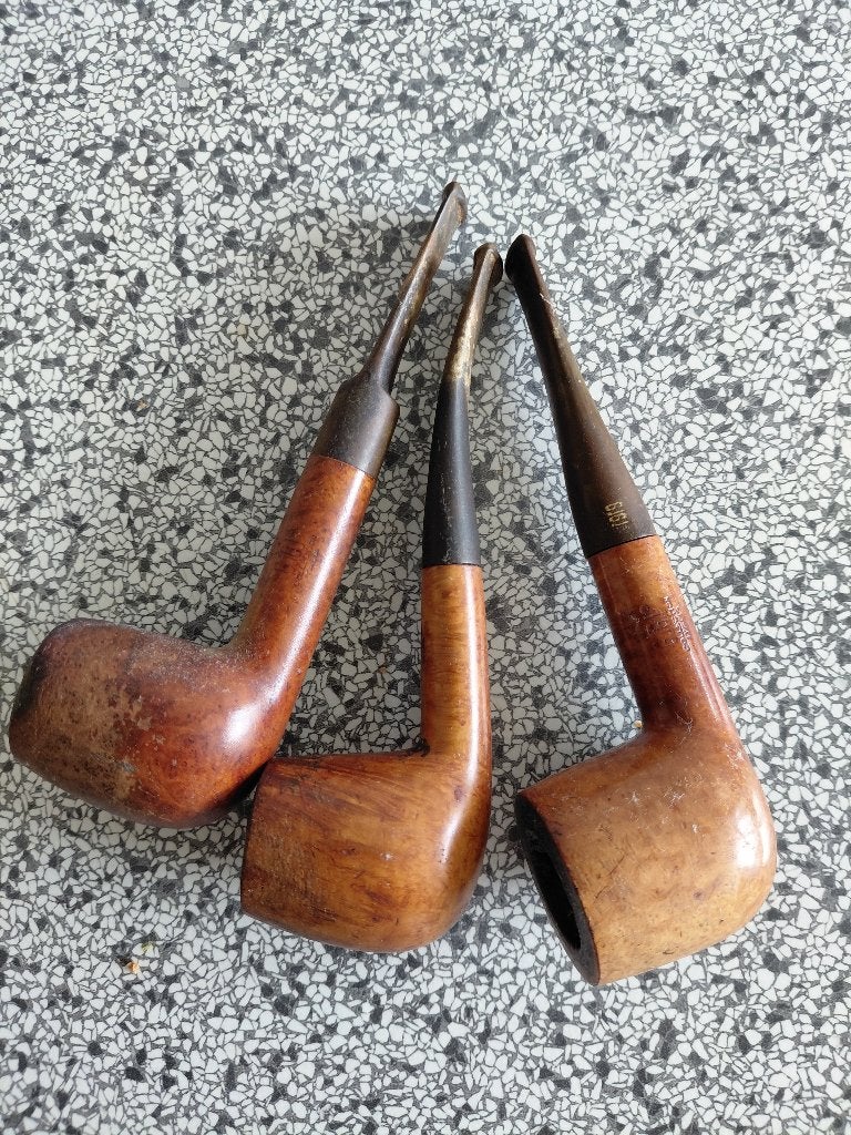 3 stuks gebruikte GIGI pijpen in goede staat., Verzenden, Gebruikt, (Water)pijp
