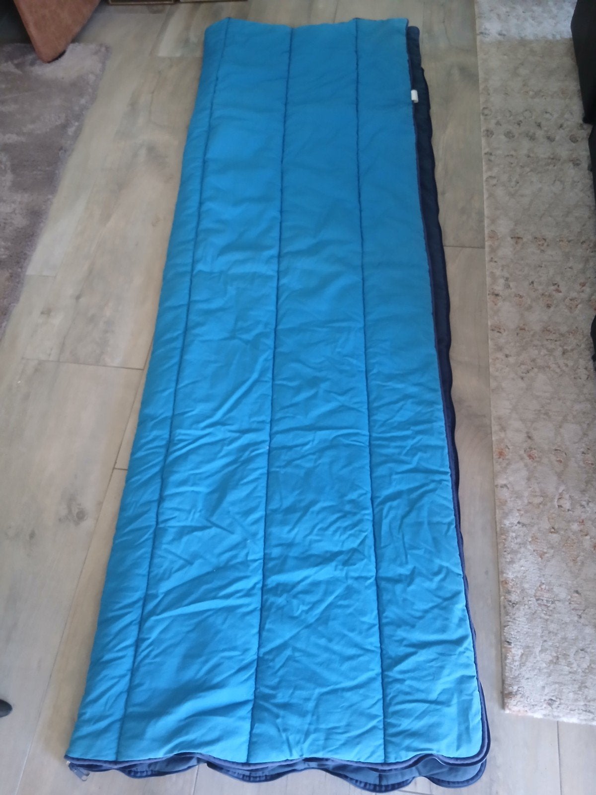 Polydawn Slaapzak - Blauw/Zwart - 100% Katoen/Polyester, Ophalen of Verzenden, Gebruikt