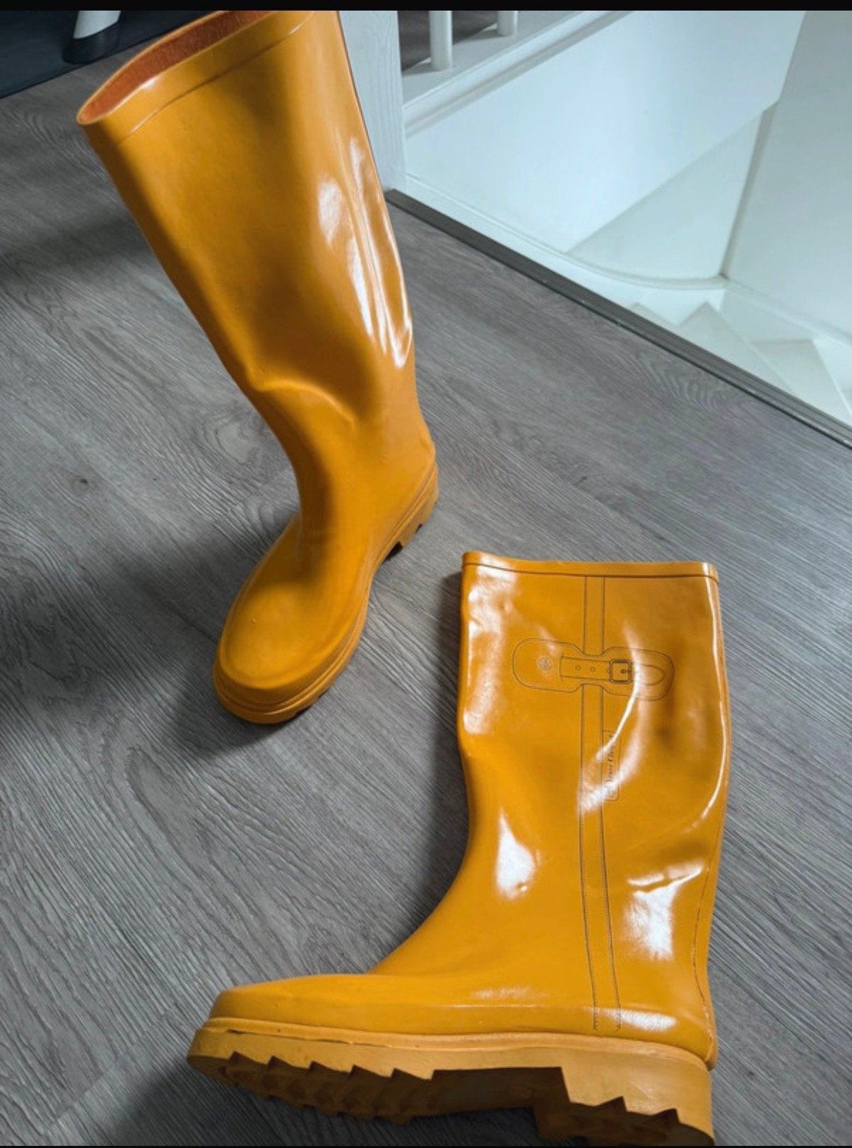 Veuve Clicquot regenlaarzen 39, Ophalen of Verzenden, Zo goed als nieuw, Zwart, Regenlaarzen