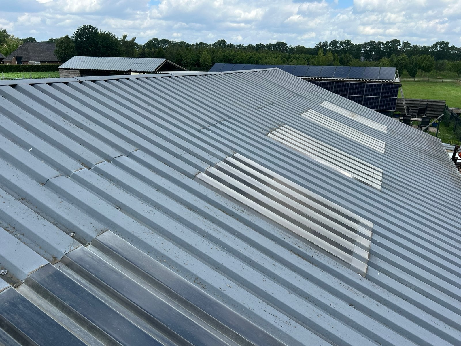 damwand dak, Dakplaat of Dakpanplaat, Gebruikt, Ophalen of Verzenden, 15 m² of meer