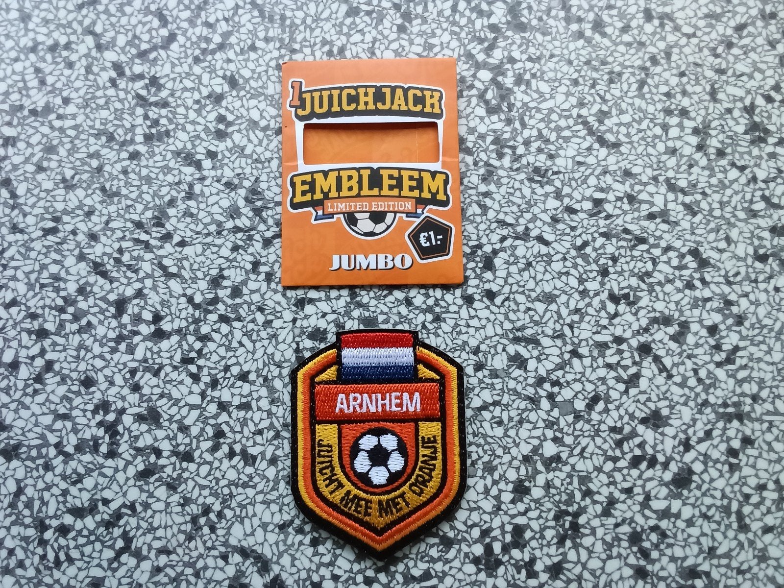 Juichjack embleem. ARNHEM, Jumbo, Ophalen of Verzenden