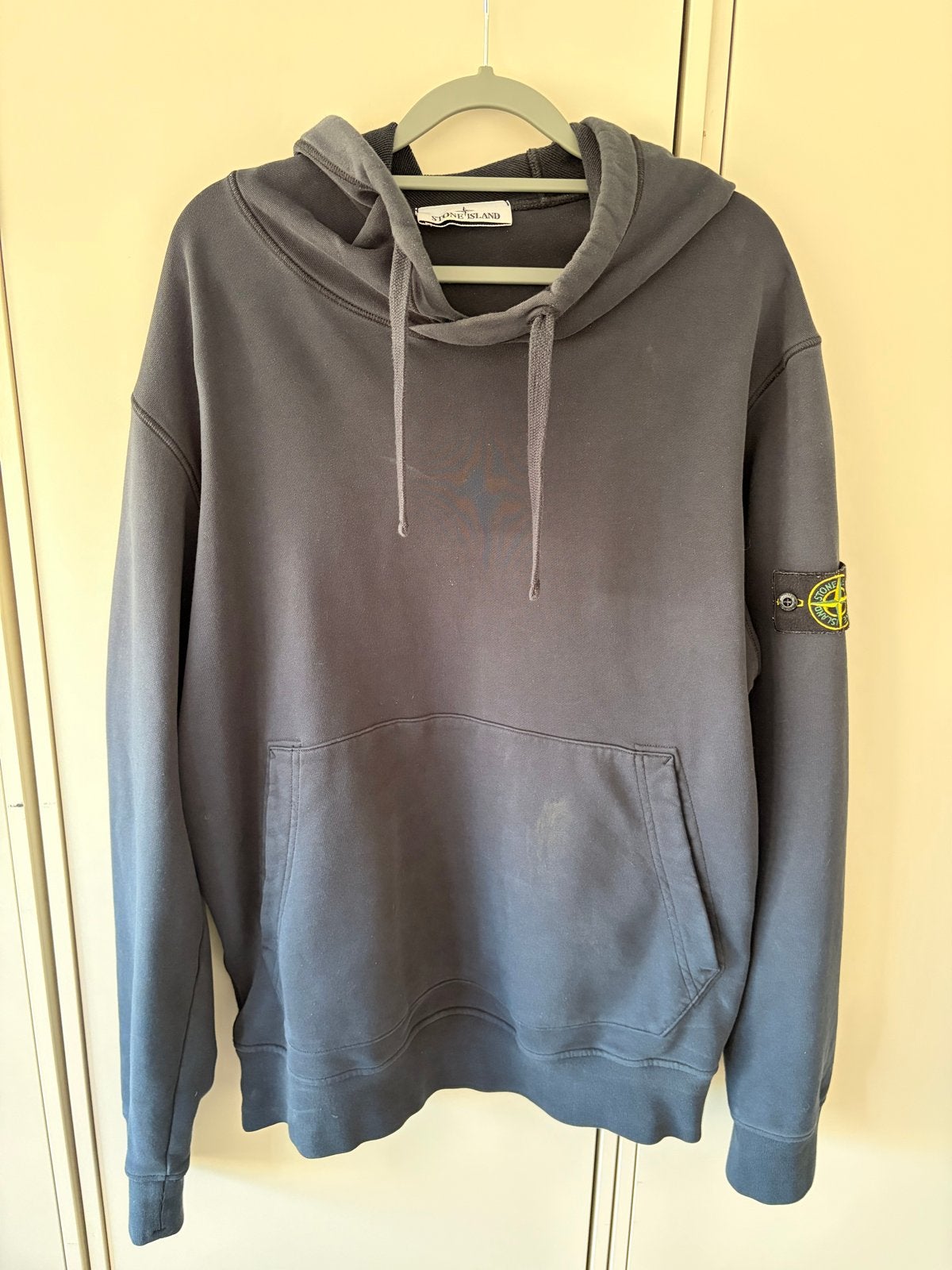 Stone Island Hoodie - Donkerblauw XL, Kleding | Heren, Verzenden, Zo goed als nieuw