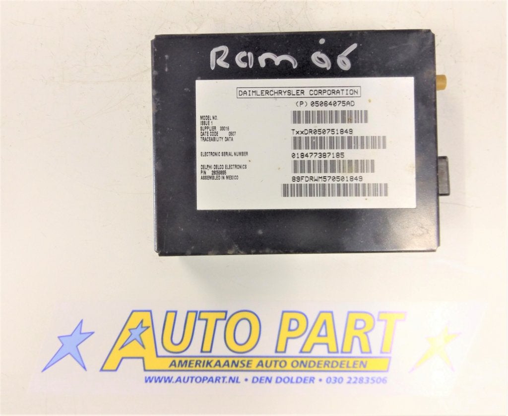 Dodge Ram pickup radio GPS/Satelliet module 2006-2010, Gebruikt, PO Box 21-8004 | Auburn Hills, MI 48321-8004, Ophalen of Verzenden