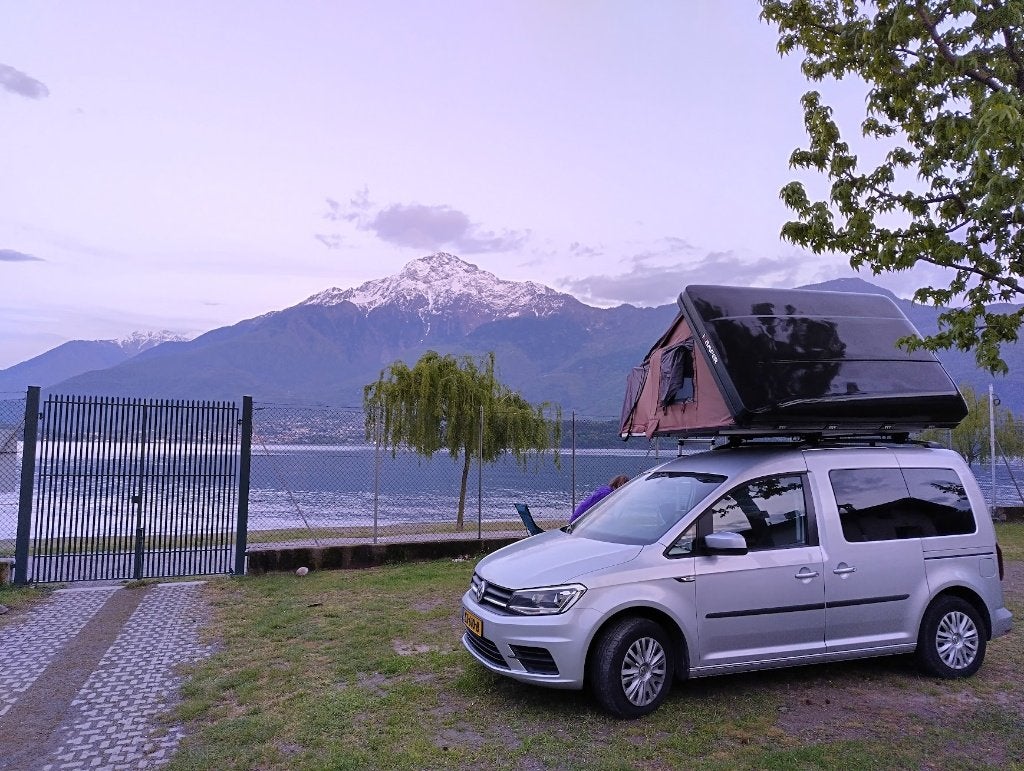 Daktent - iKamper Skycamp MkI - nieuwe matrassen!, Caravans en Kamperen, Tenten, Ophalen, Gebruikt, Tot en met 4