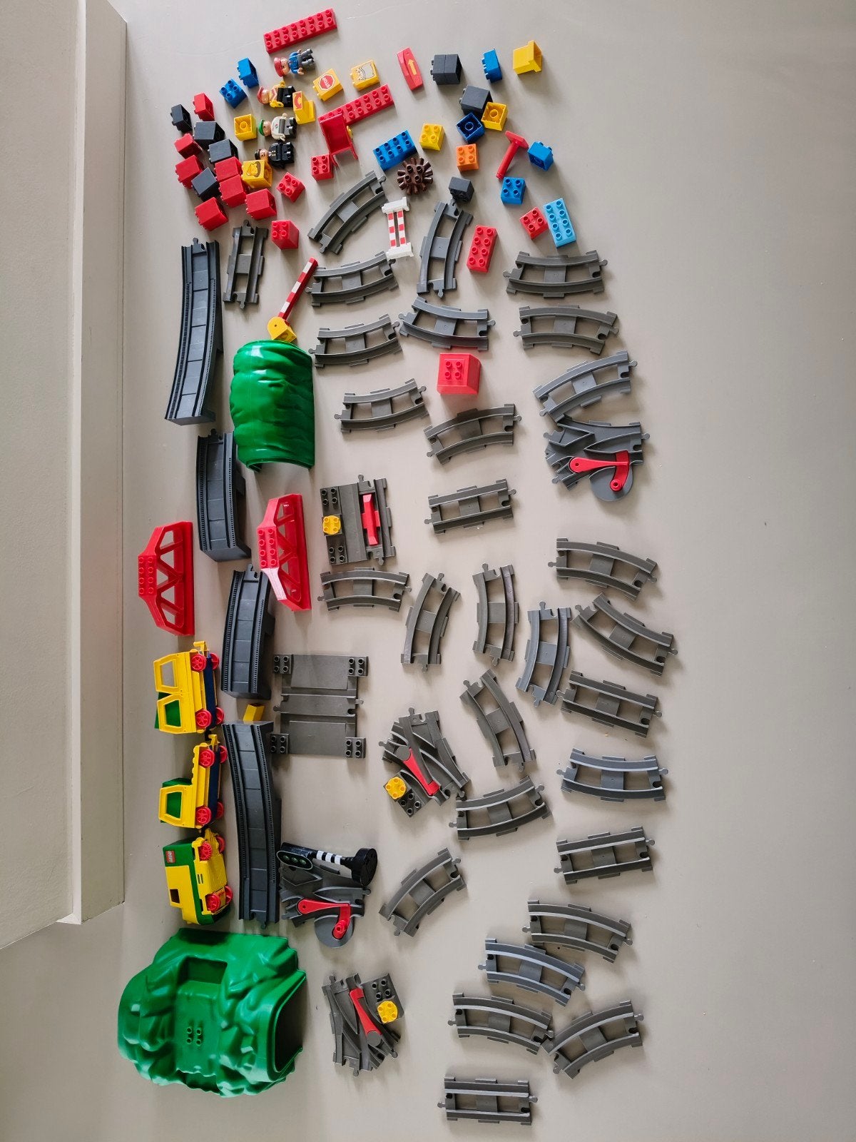Grote Vintage LEGO Duplo Treinset (2933) – Zeer Uitgebreid!, Ophalen of Verzenden, Gebruikt, Duplo
