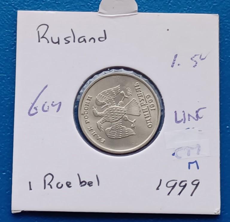 Rusland 1 Roebel - 1999, Verzenden, Rusland, Losse munt
