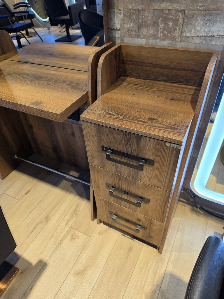 Bijzetkast Pure Art Cabinet Showroommodel kappersgroothandel, Nieuw, 3 of 4 laden, Minder dan 100 cm, Overige houtsoorten