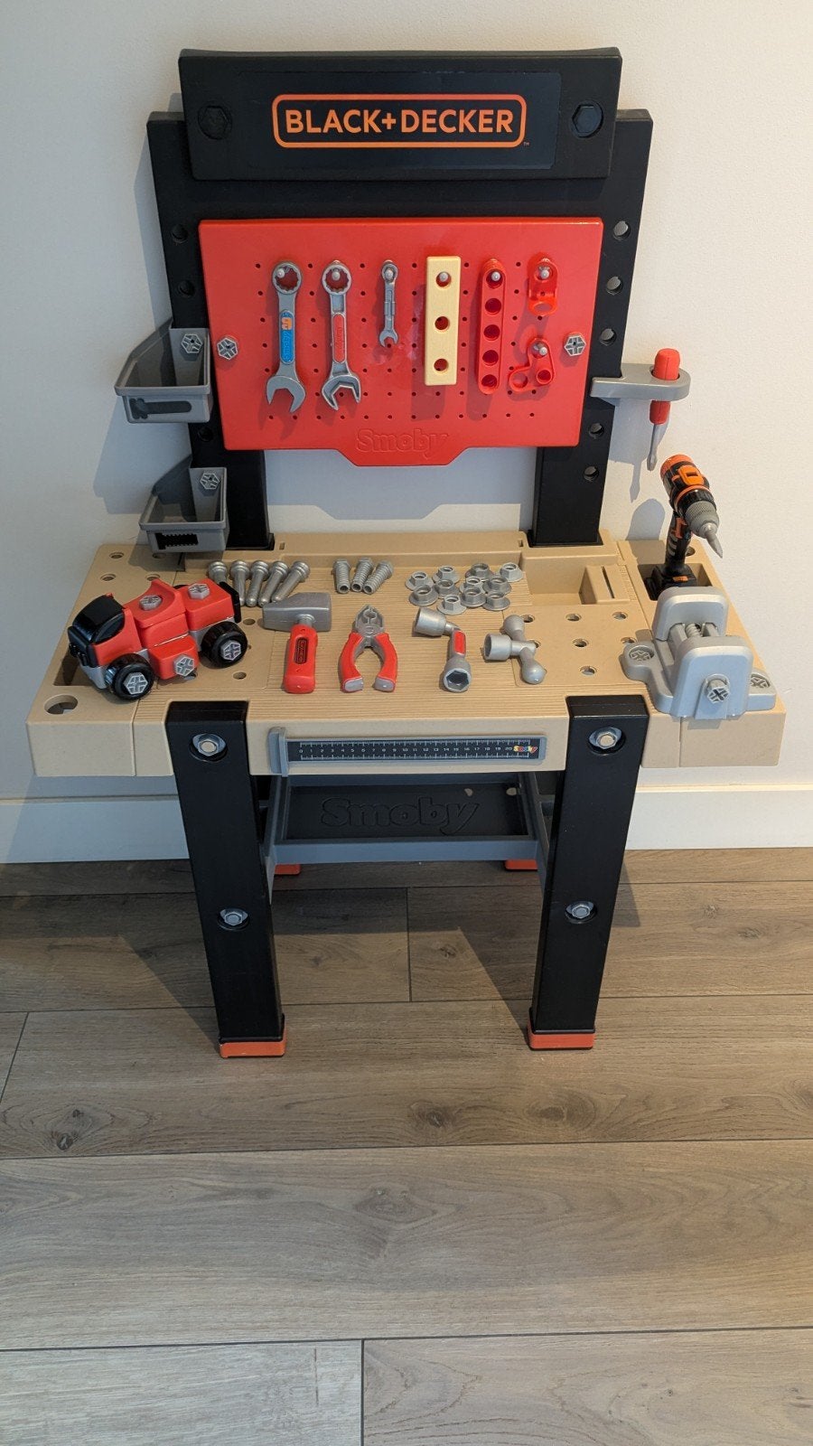 Black+Decker Smoby Werkbank met Gereedschap, Ophalen, Gebruikt, Jongen of Meisje