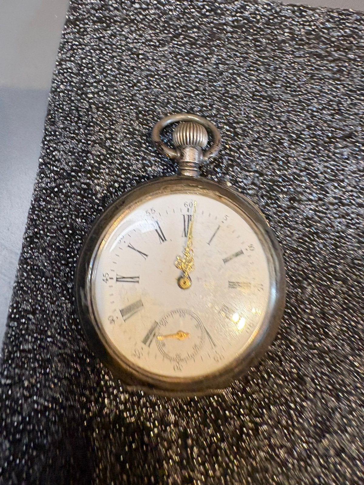 Antiek zilveren zakhorloge ARGUS 0.800 zilver , tijd,vintage, Verzenden, Zilver, Overige merken