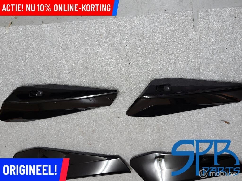 Interieurlijsten set VW ID4 ID.4 HOOGGLANS ZWART DEURPANELEN, Volkswagen, Nieuw, Ophalen of Verzenden, Volkswagen