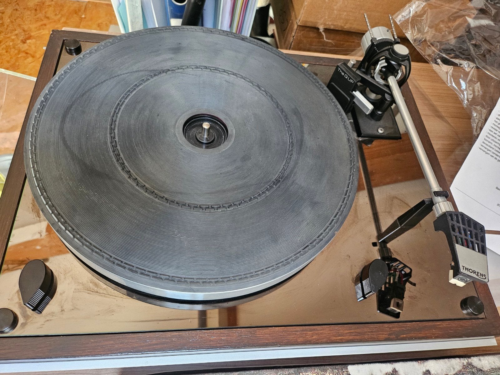 Thorens TD 166 Platenspeler - Gereviseerd, Ophalen, Refurbished, Platenspeler, Thorens