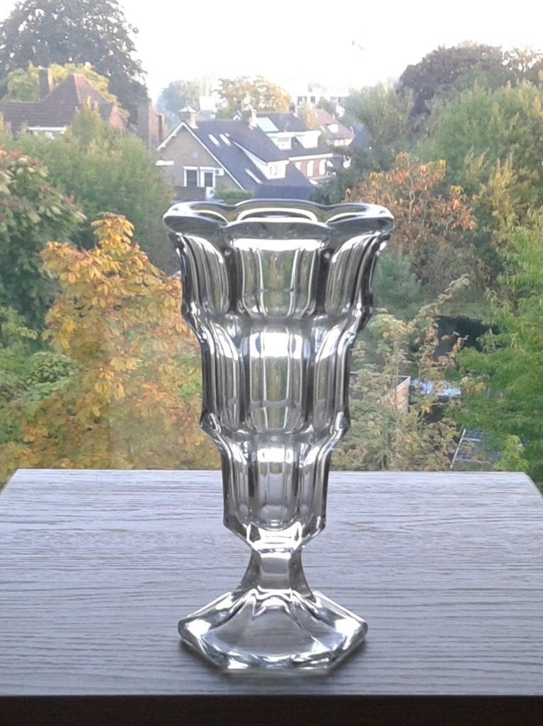 Vaas Rosice Glassworks Persglas Art Deco, Ophalen of Verzenden