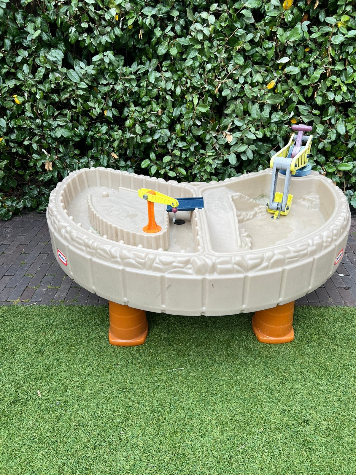 Little tikes bouwplaats zand en watertafel, Ophalen, Gebruikt