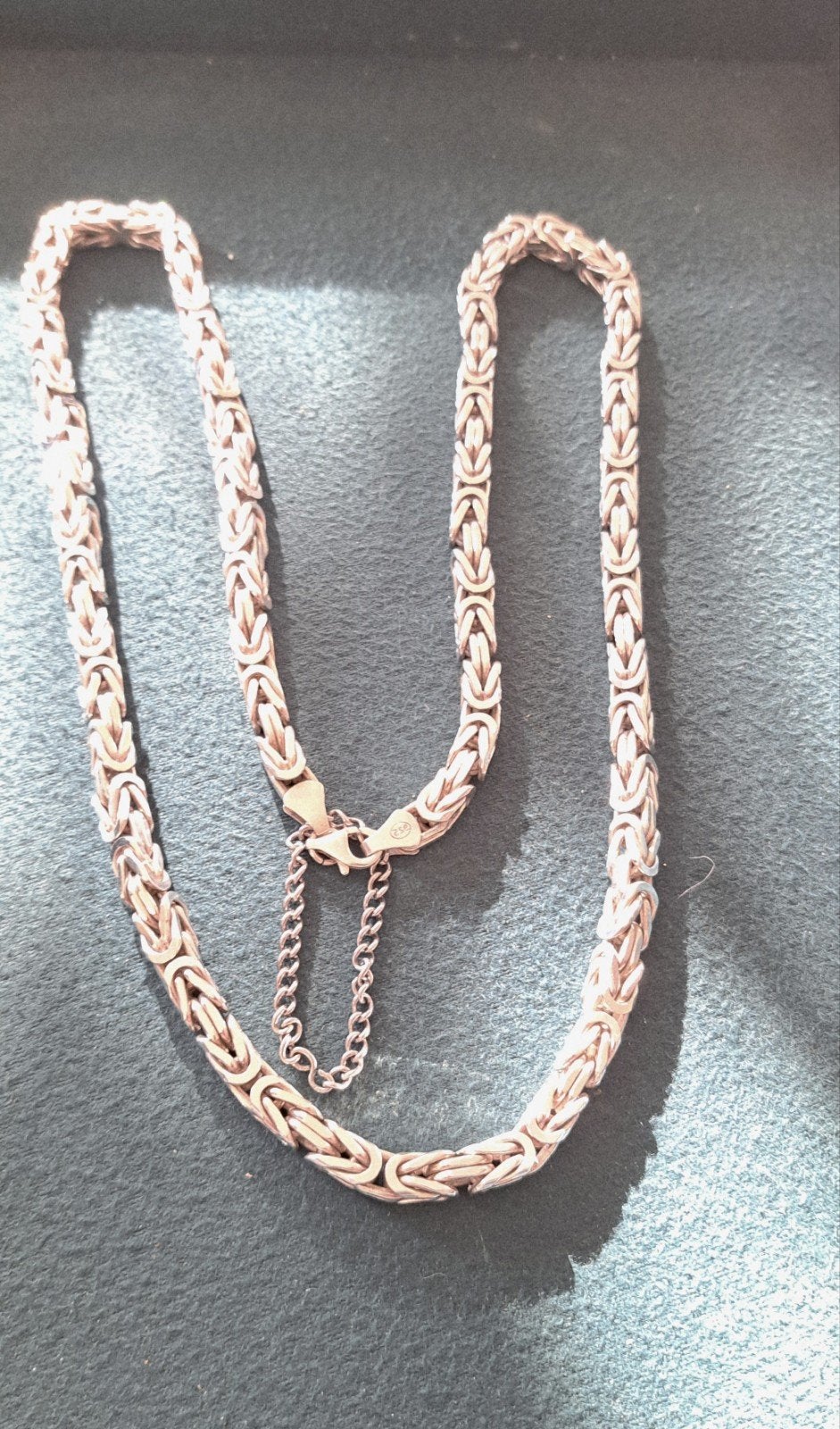 Massief 6mm zilveren 925 Koningsketting - 75cm, 170 gram ., Ophalen, Zo goed als nieuw, Zilver, Zilver
