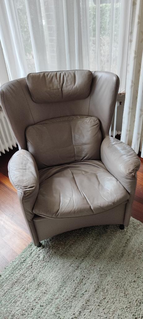 De SEDE DS 23 LEREN FAUTEUIL, Ophalen, Gebruikt, Vintage, 50 tot 75 cm