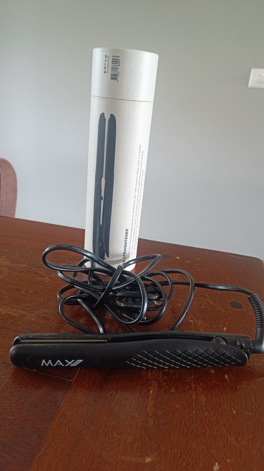 Max Pro mini stijltang, Sieraden, Tassen en Uiterlijk, Uiterlijk | Haarverzorging, Ophalen of Verzenden, Krultang of Stijltang