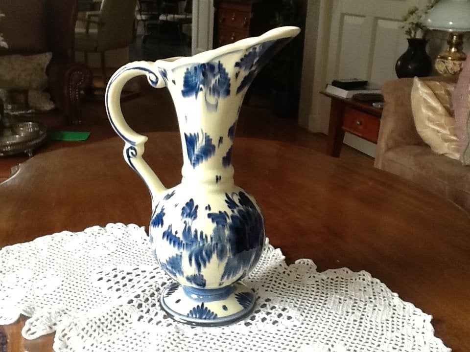 oude delftsblauwe vaas, Ophalen of Verzenden