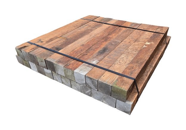 23 Hardhouten palen 8x8 cm - 1.00 m lang - nr: HB93, Ophalen, Palen, Nieuw, Hardhout