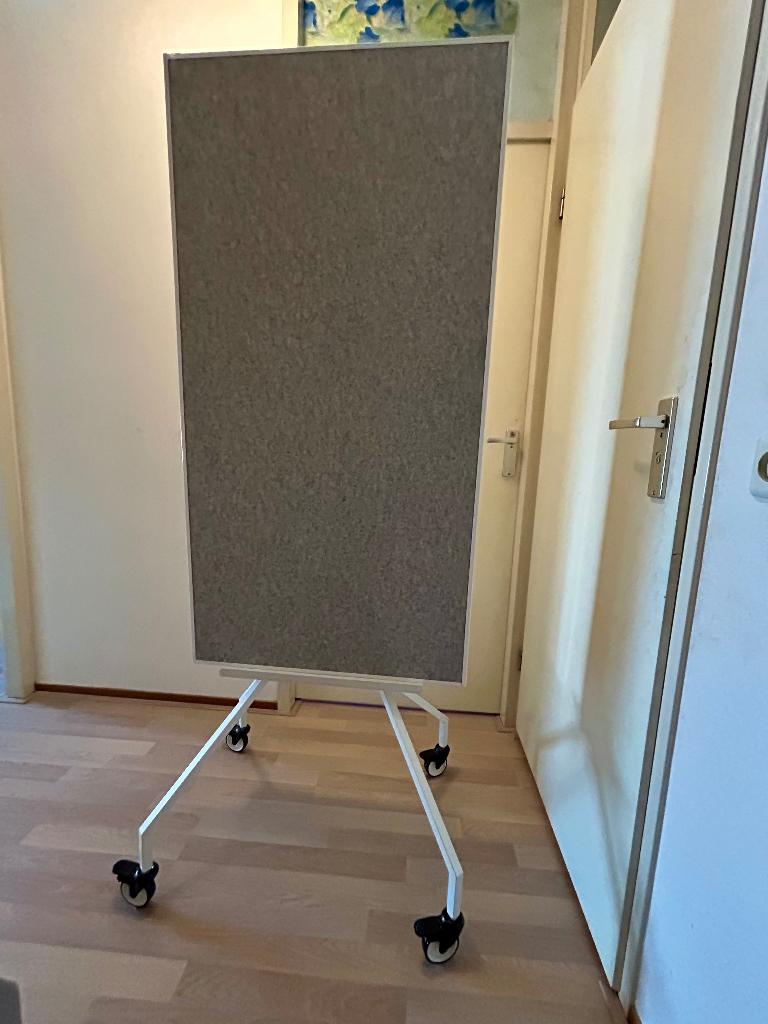 Ikea Elloven Whiteboard en prikbord verrijdbaar, Ophalen, Mobiel, Zo goed als nieuw, Whiteboard