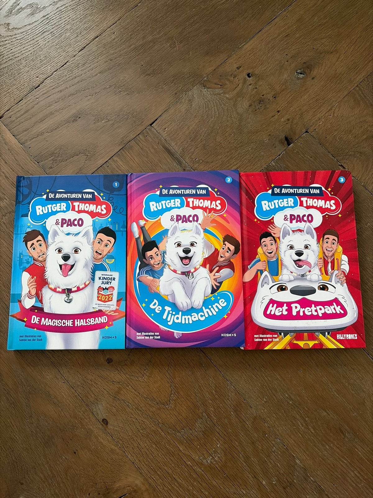 De Avonturen van Rutger, Thomas & Paco - 3 boeken, Ophalen of Verzenden, Zo goed als nieuw, Fictie algemeen