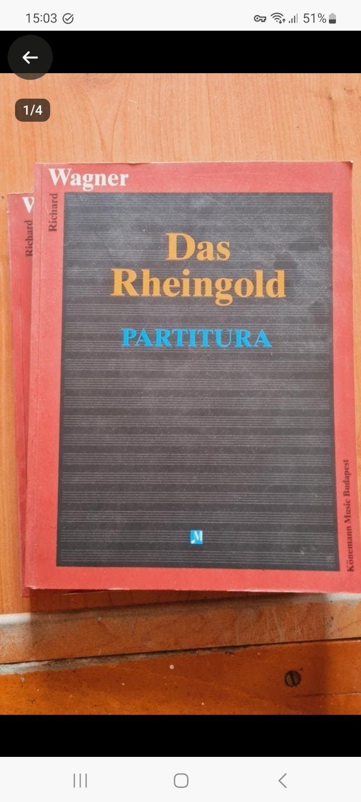 Richard Wagner - Siegfried & Das Rheingold partitura, Klassiek, Ophalen of Verzenden, Thema, Gebruikt