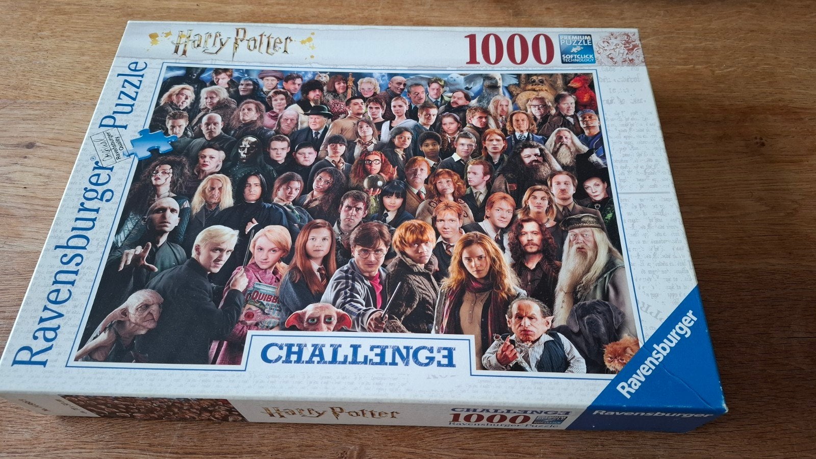 Ravensburger Harry Potter Challenge Legpuzzel 1000 stukjes, Ophalen, 500 t/m 1500 stukjes, Zo goed als nieuw, Legpuzzel