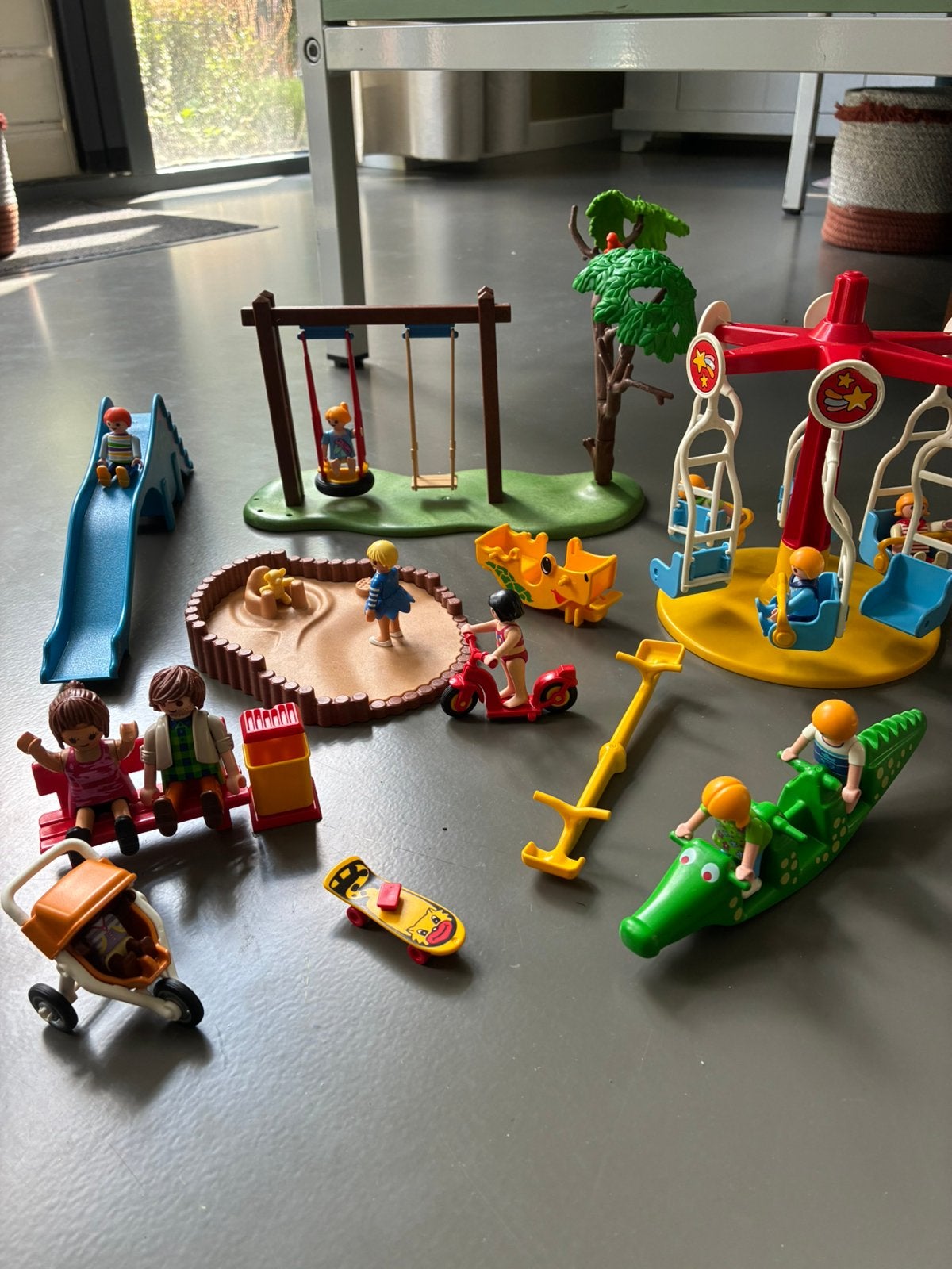 Grote Playmobil Speeltuin en Tuin Feest Set, Kinderen en Baby's, Speelgoed | Playmobil, Ophalen, Gebruikt