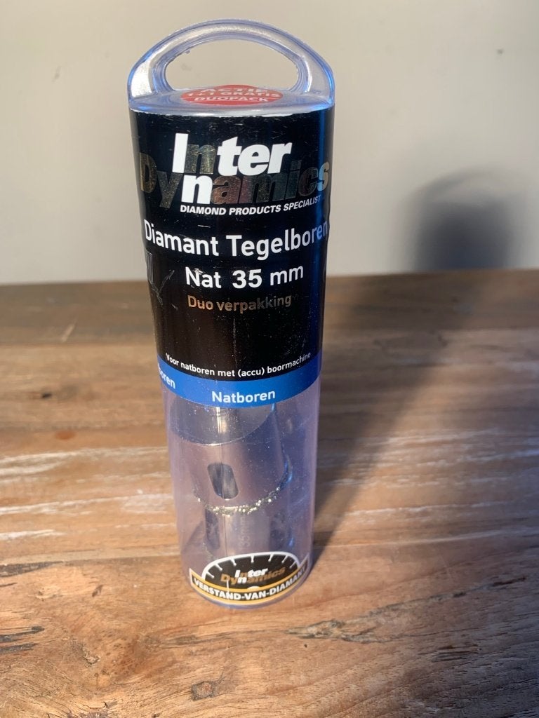 InterDynamics diamant tegelboor 35mm nat 2 stuks NIEUW, Info@asf-fischer.nl, Overige merken, Overige typen, Nieuw