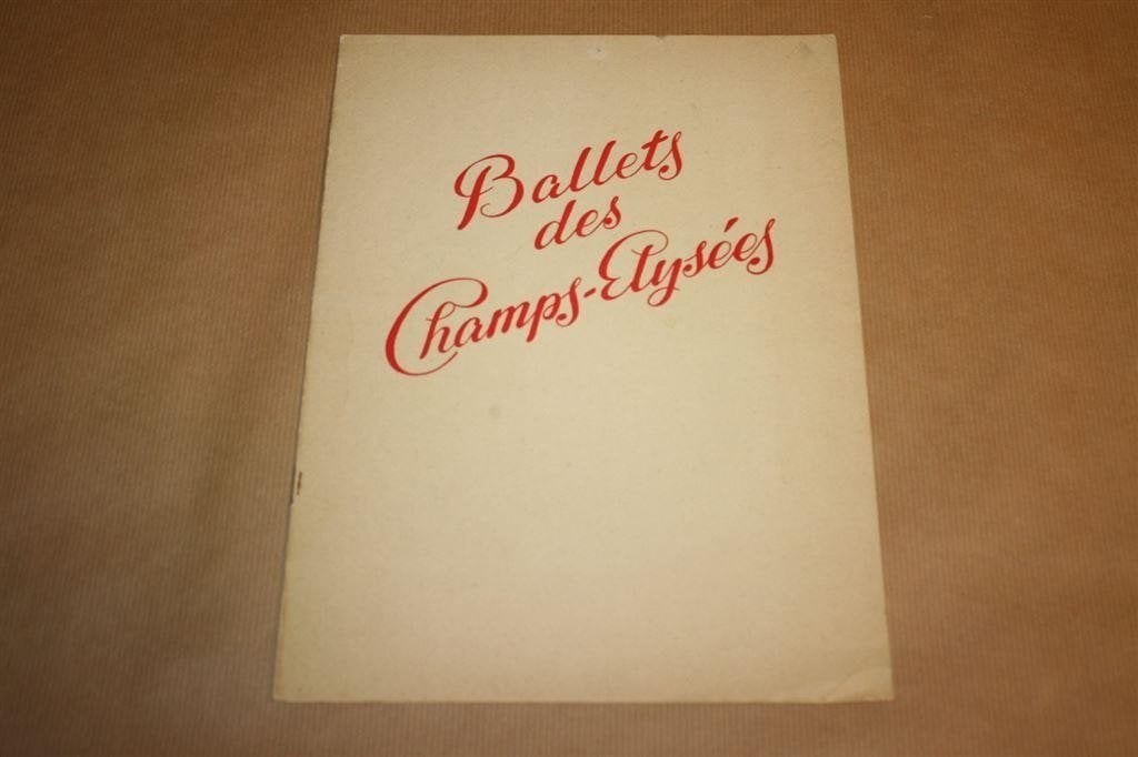 Ballets des Champs-Élysées 1949 — Programma met Leslie Caron, Ophalen of Verzenden, Gelezen, Ballet of Musical
