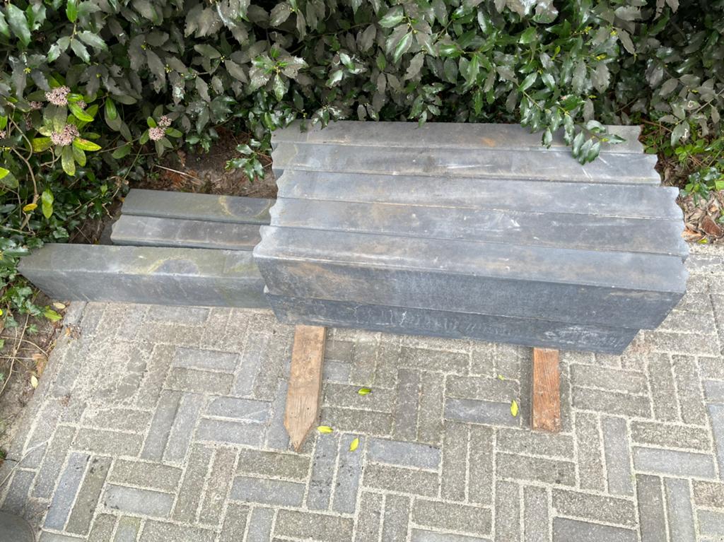 11 nieuwe betonbanden, Tuin en Terras, Bielzen en Borders, Ophalen, 100 tot 200 cm, Overige typen, Nieuw