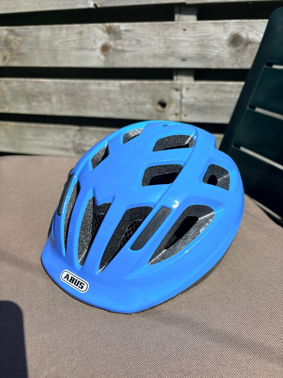 ABUS Smooty 2.0 Kinderfietshelm Blauw (49-55cm), Fietsen en Brommers, Ophalen, Zo goed als nieuw, Overige maten, Jongen of Meisje