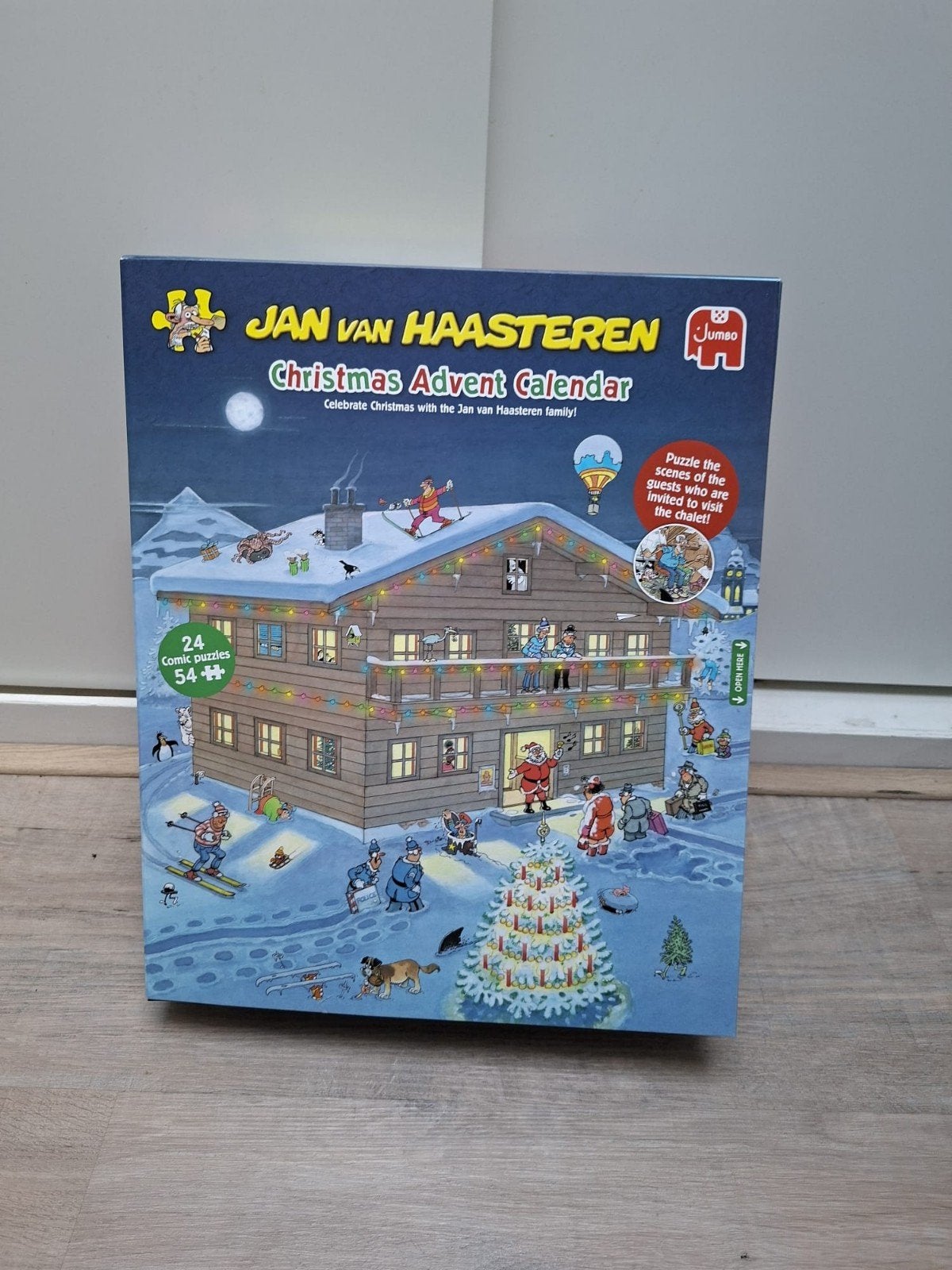 Jan van Haasteren Christmas Advent Kalender, Een of twee spelers, Ophalen of Verzenden, Zo goed als nieuw, Jumbo