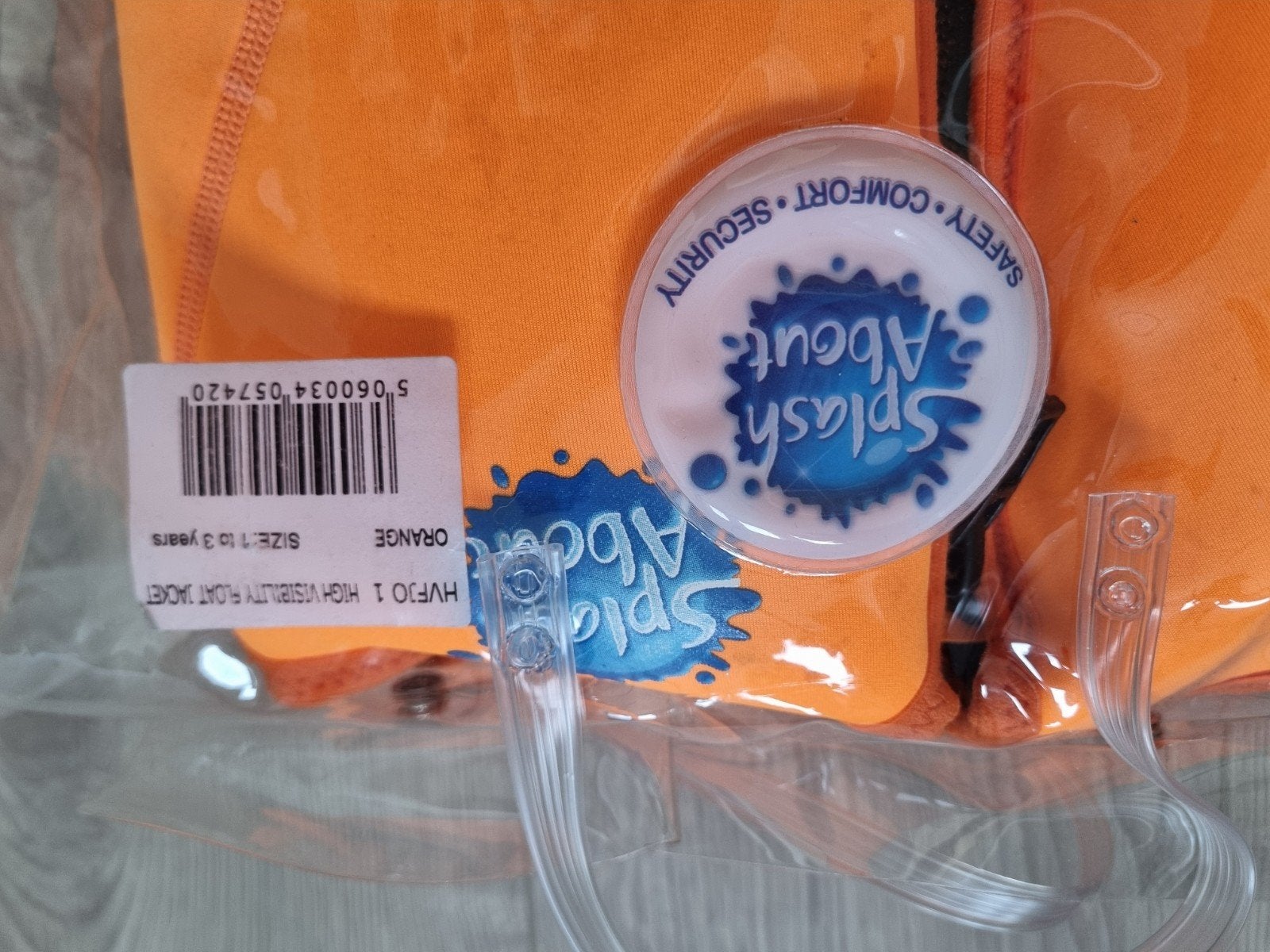 Splash About Zwemvest Oranje - Maat 1-3 Jaar, Kind, Nieuw, Ophalen of Verzenden, Splash About