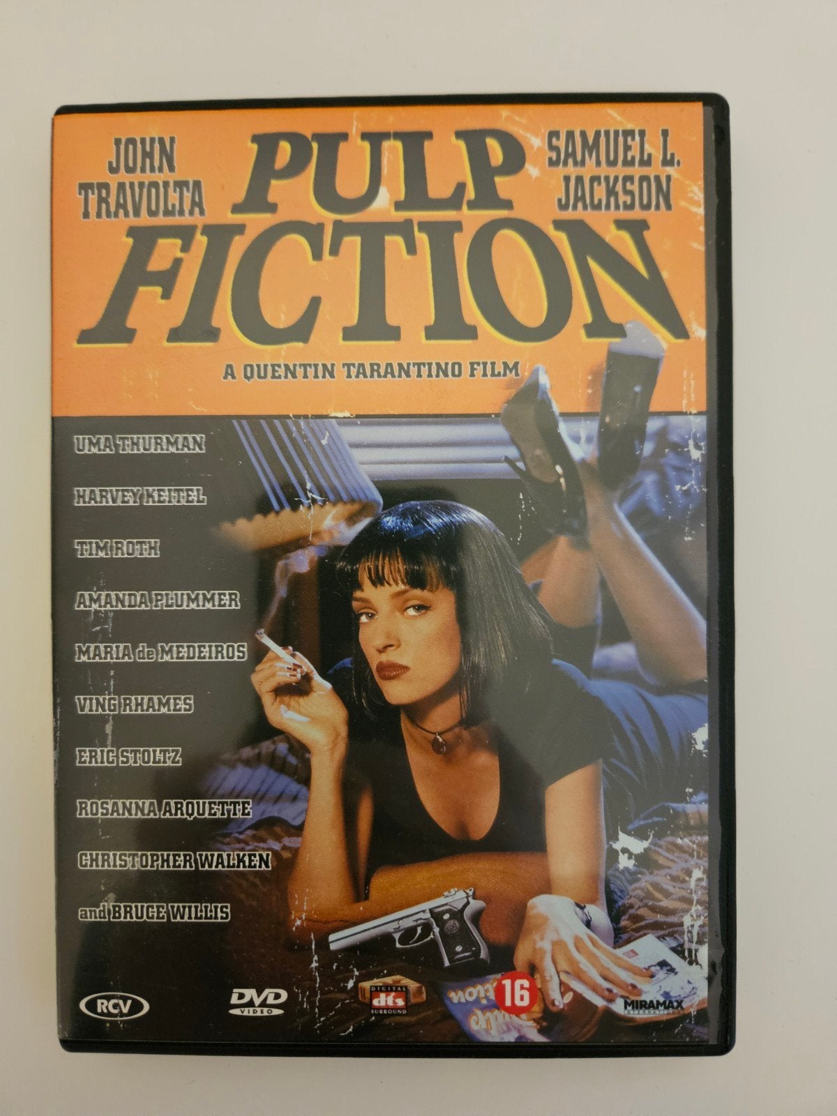 Pulp Fiction DVD, Vanaf 16 jaar, Ophalen of Verzenden, Gebruikt, Maffia en Misdaad