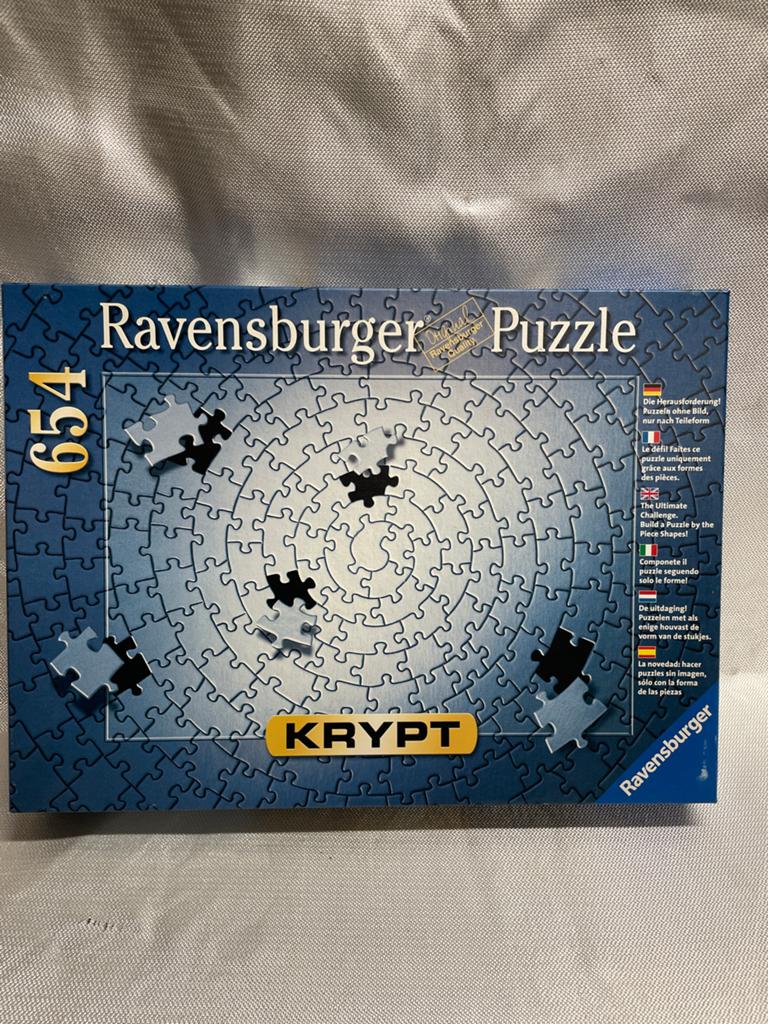 Ravensburger Krypt Legpuzzel 654 stukjes, Ophalen, 500 t/m 1500 stukjes, Zo goed als nieuw, Legpuzzel