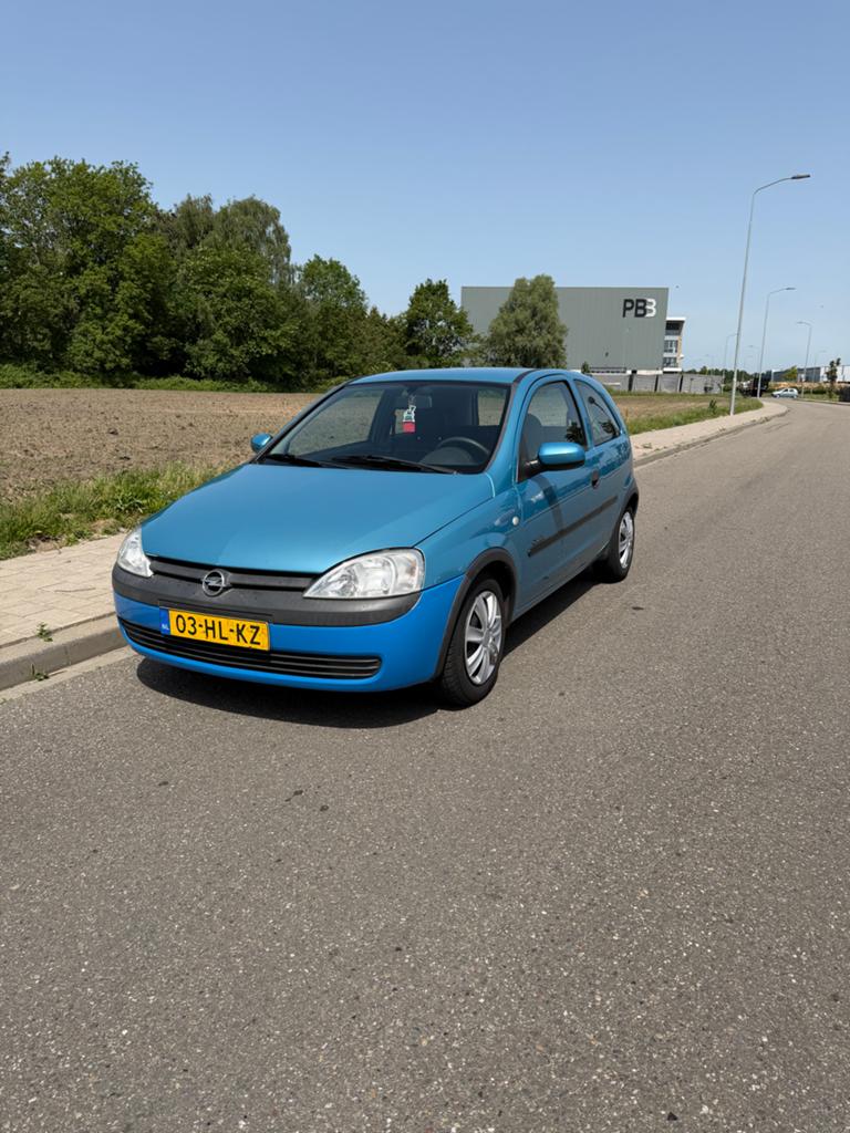 Opel Corsa 1.0 12V 3D 2001 Blauw, Auto's, Opel, Particulier, Corsa, Benzine, B, Hatchback, Handgeschakeld, Origineel Nederlands