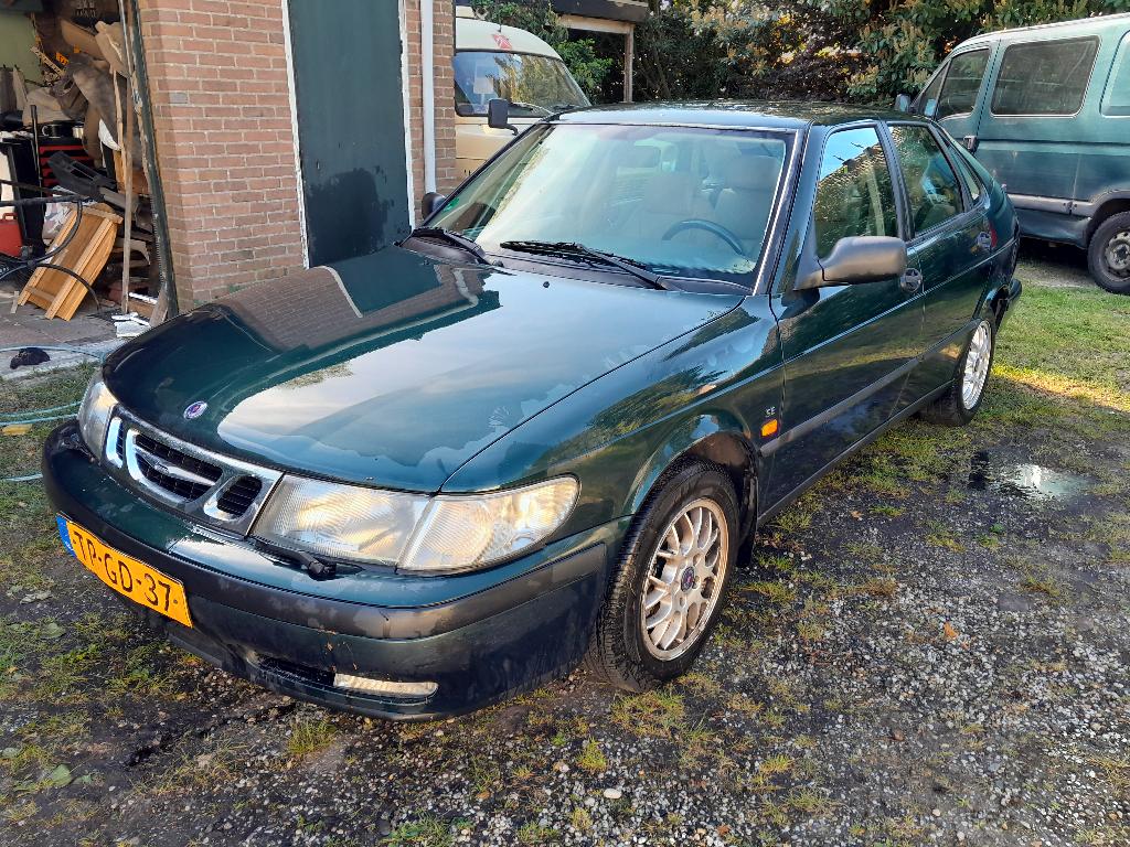 Saab 9-3 2.3 I AUT 1998 Groen, Auto's, Saab, Beige, 4 cilinders, 2290 cc, 1600 kg