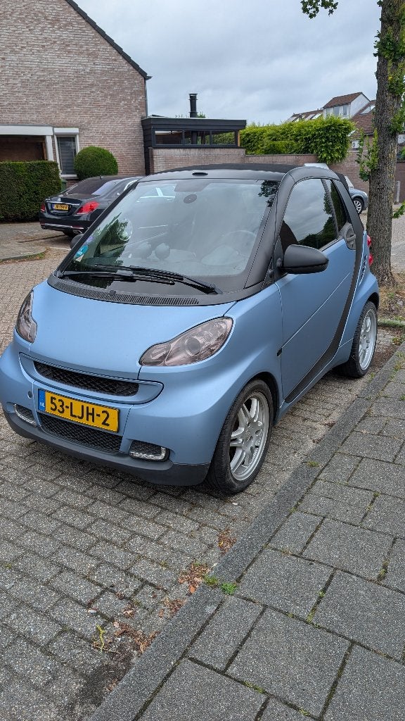 Smart ForTwo 1.0 52KW Cabrio MHD AUT Passion 2010  Blauw