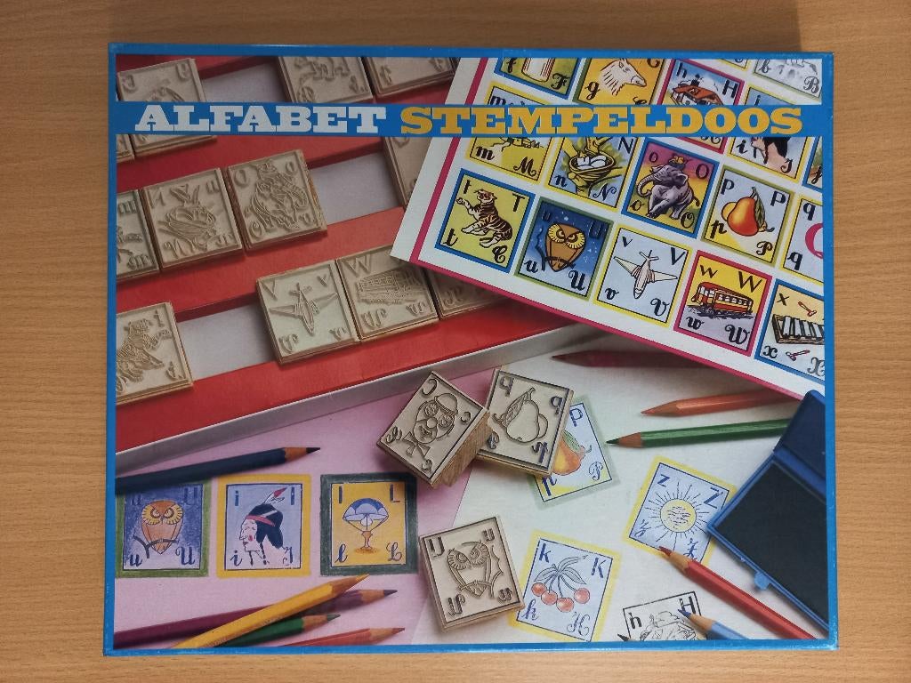 Alfabet stempeldoos, Ophalen of Verzenden, Nieuw, Clearstamp