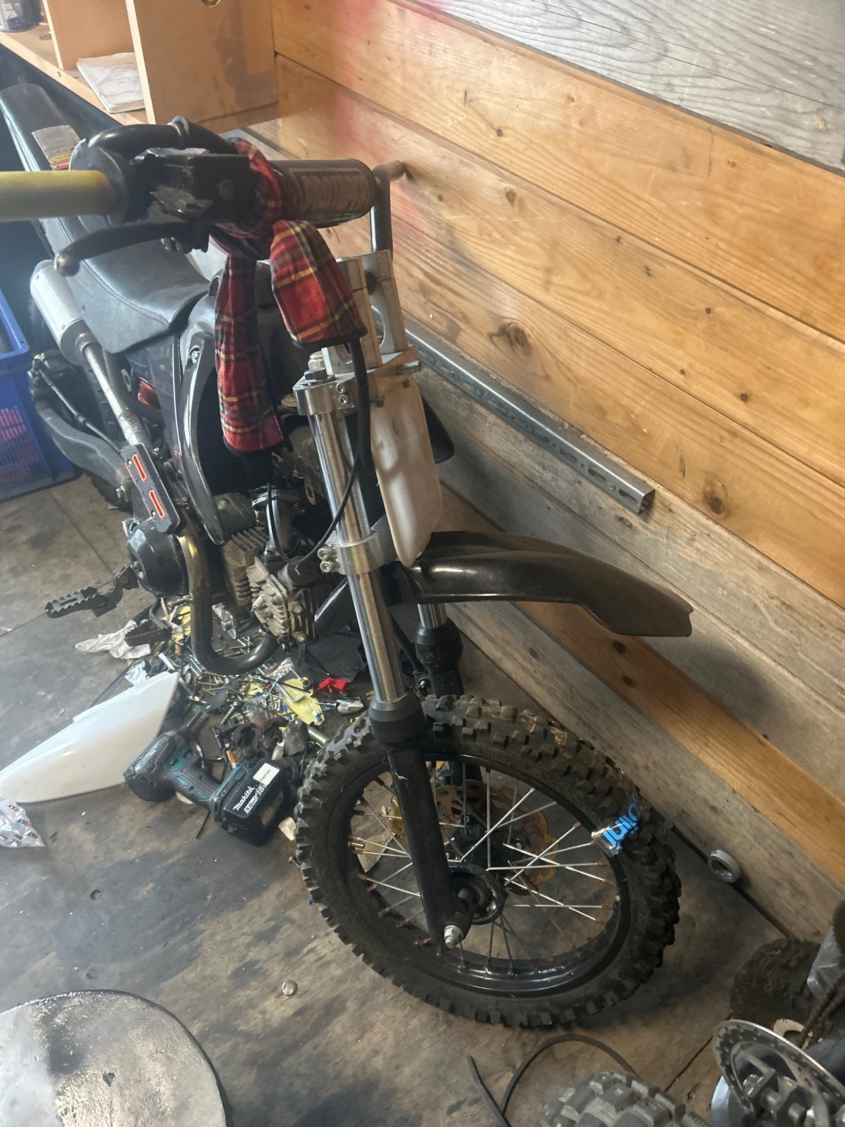 Pitbike 125cc - Opknapper/Onderdelen, Ophalen, Gebruikt, Schijfrem, Pitbike