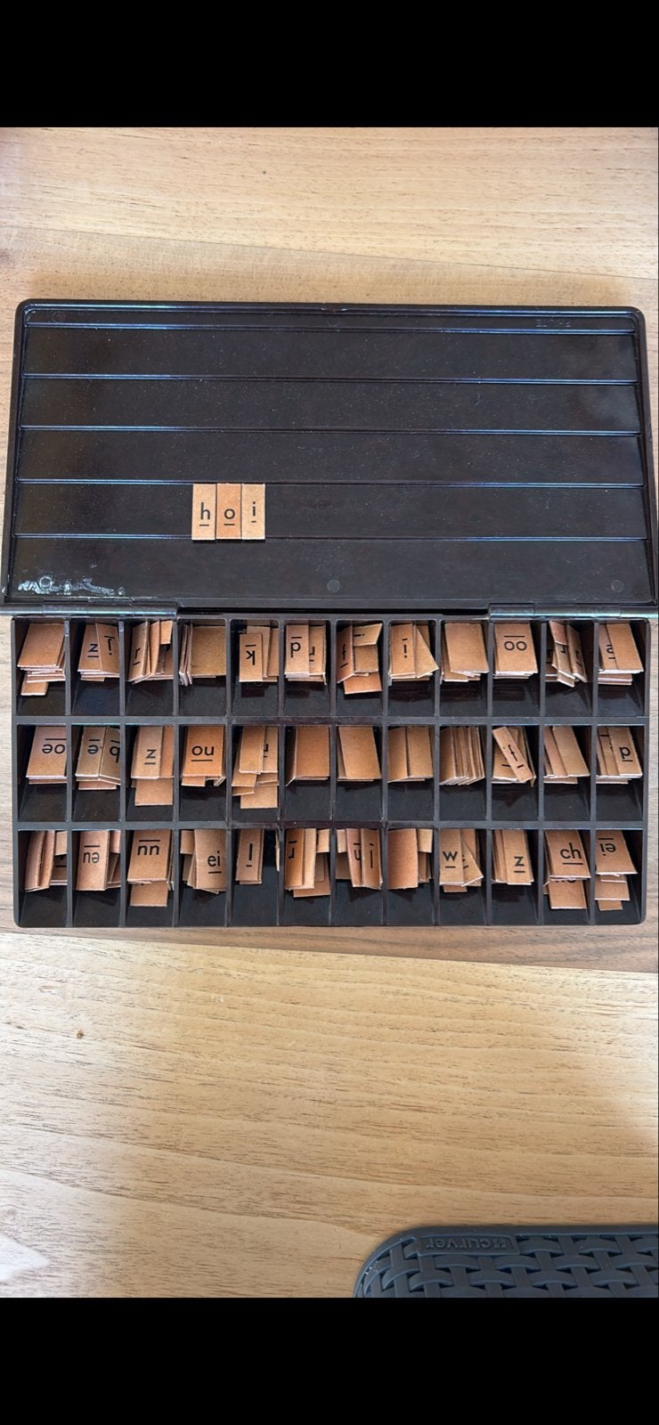 Letterdoos om te leren lezen en spellen, Ophalen, Gebruikt, Taal en Lezen
