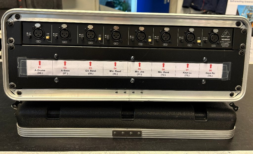 Behringer Ultralink MS8000 Splitter in flightcase (m2455259169 ...
