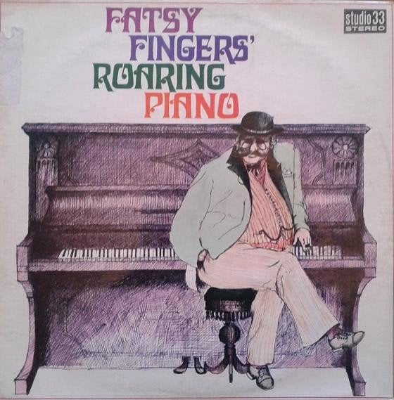 LP - Fatsy Fingers ‎– Fatsy Fingers' Roaring Piano, LP, Gebruikt, Ophalen of Verzenden, Jazz
