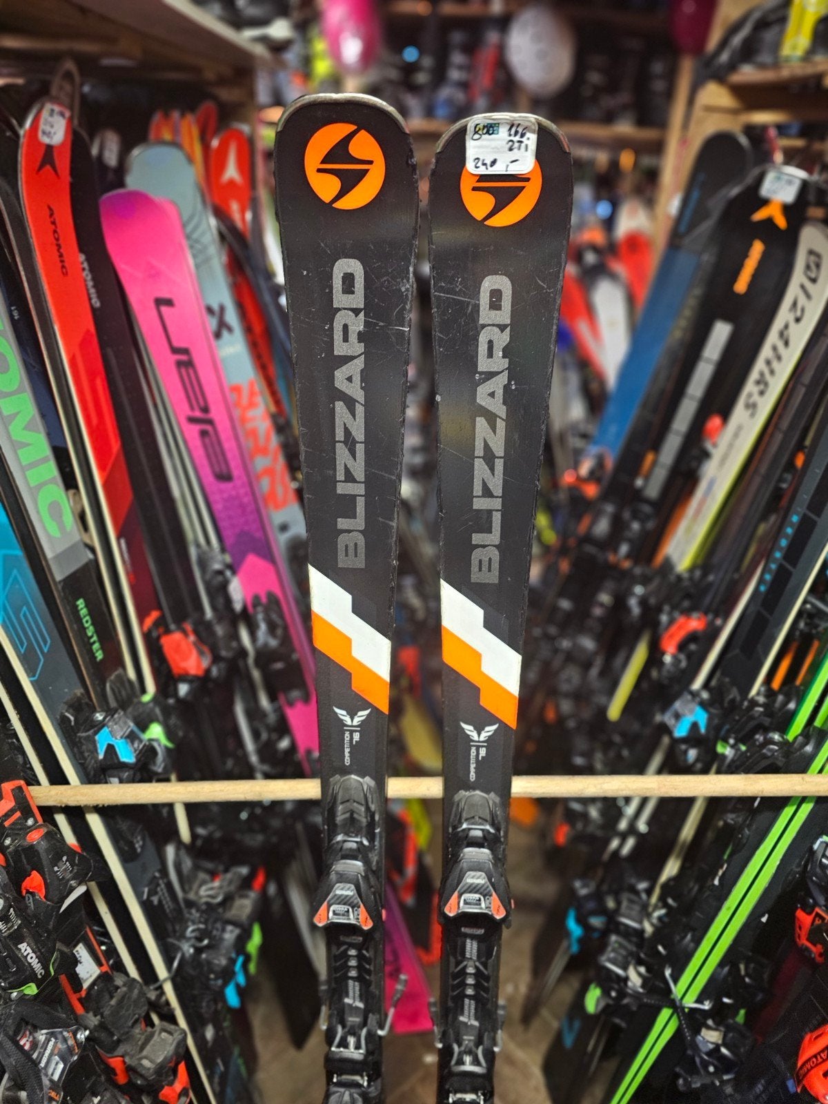 166cm BLIZZARD FIREBIRD COMPETITION 76 800€ GEVORDERD 2TI, Overige merken, 160 tot 180 cm, Ophalen of Verzenden, Zo goed als nieuw