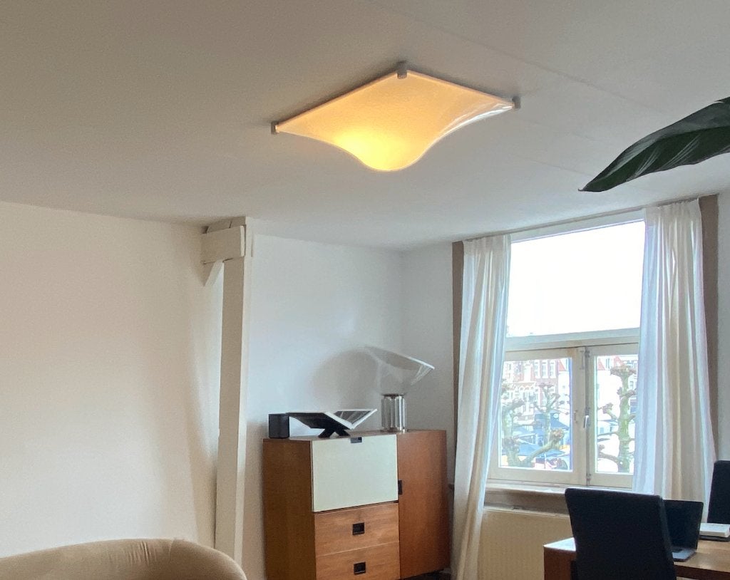 2x Martinelli Luce Bolla design lamp – 60 x 60 cm wit, Ophalen, Gebruikt, Design, E27 (groot)